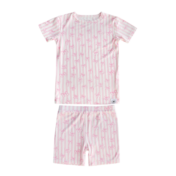 Sweet Bamboo - Tie the Knot Short Sleeve Pajama
