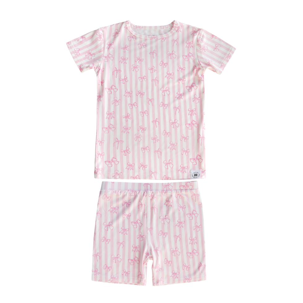 Sweet Bamboo - Tie the Knot Short Sleeve Pajama