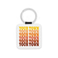 Rock Scissor Paper - Personalized City Key Chain Supergraphics