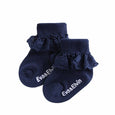 Eva & Elvin - Frill Ankle Socks - Classic Navy