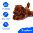 The Petting Zoo - Scoopz Dog Chocolate Labrador Small 8" (22cm) Pet Puppy Dog