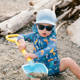 Jan & Jul - Stormy Blue | Sun Soft Baby Cap