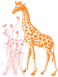Supermaggie Faire - Giraffe Kid's Organic Cotton Tee