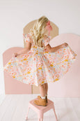 Ollie Jay - Olivia Twirl Dress in Dreamy Dino