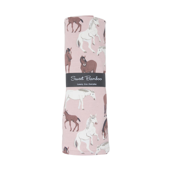 Sweet Bamboo - Swaddle  -  Wild Horses