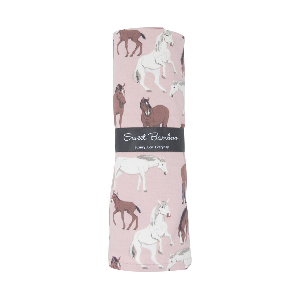 Sweet Bamboo - Swaddle  -  Wild Horses