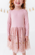 Bird & Bean® - Kids Star Dress - Girls Tulle Twinkle Holiday Dress - Stella