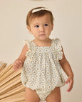 Rylee & Cru l Maya Romper Green Fleur