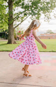Ollie Jay - Tank Dress in Strawberry Dream | girls Pocket Twirl Dress