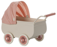 Maileg - Pram, Mouse - Coral