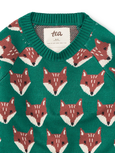 Tea Collection - Family Fox Sweater