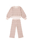 Rylee & Cru l JACQUARD KNIT SET || RUBY HEARTS