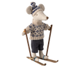 Maileg - Winter Mouse, with Ski Set, Dad