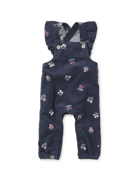 Tea Collection - Corduroy Ruffle Baby Overalls