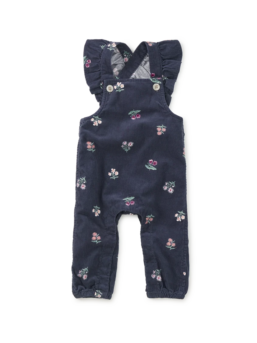 Tea Collection - Corduroy Ruffle Baby Overalls