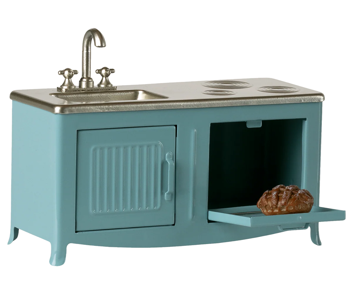 Maileg - Kitchen, Mouse - Blue