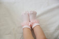 Vaenait Baby - Frill Ankle Socks - Classic Pink