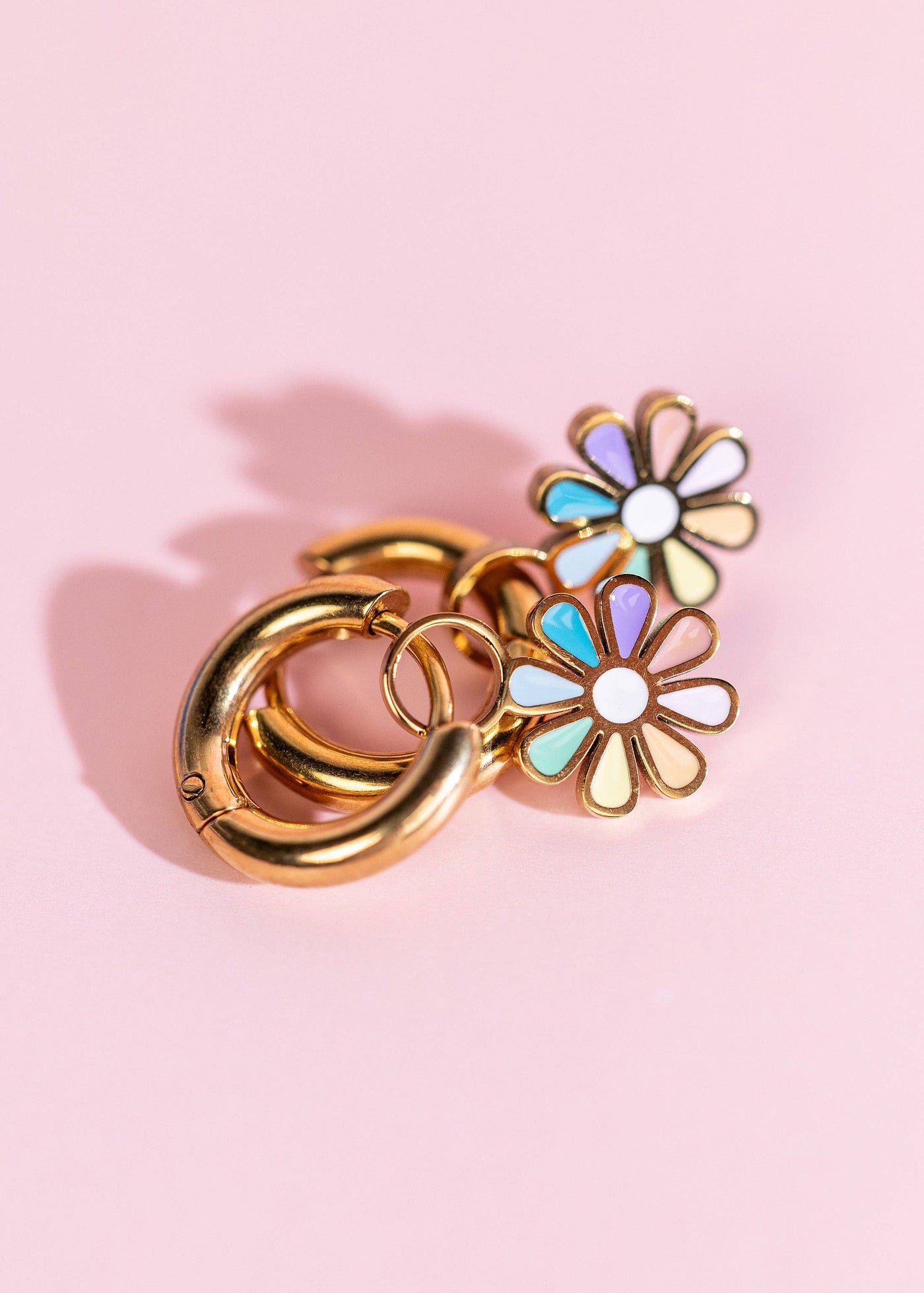 Pierced Co - Rainbow Daisy Charms