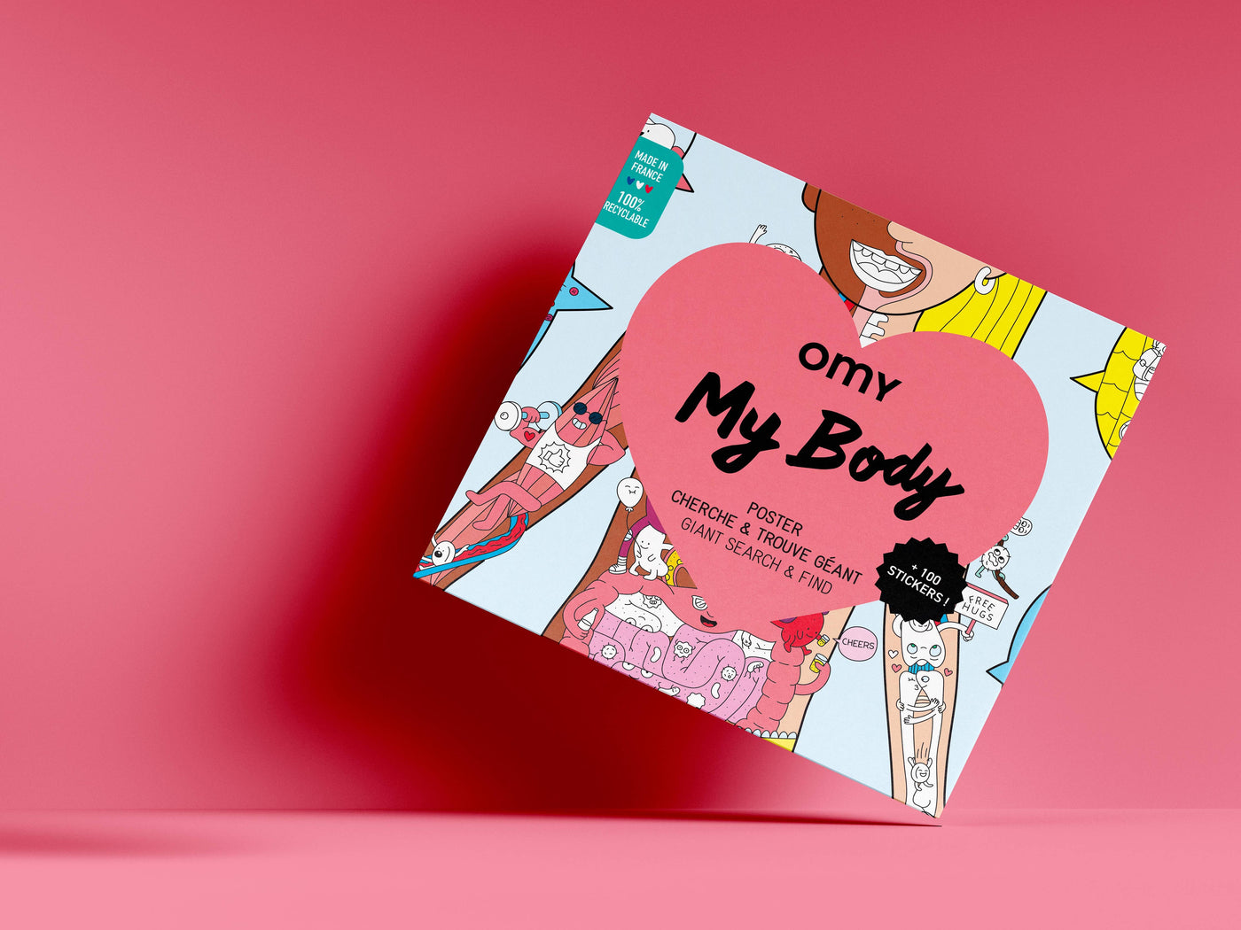 OMY - MY BODY GIANT STICKER POSTER