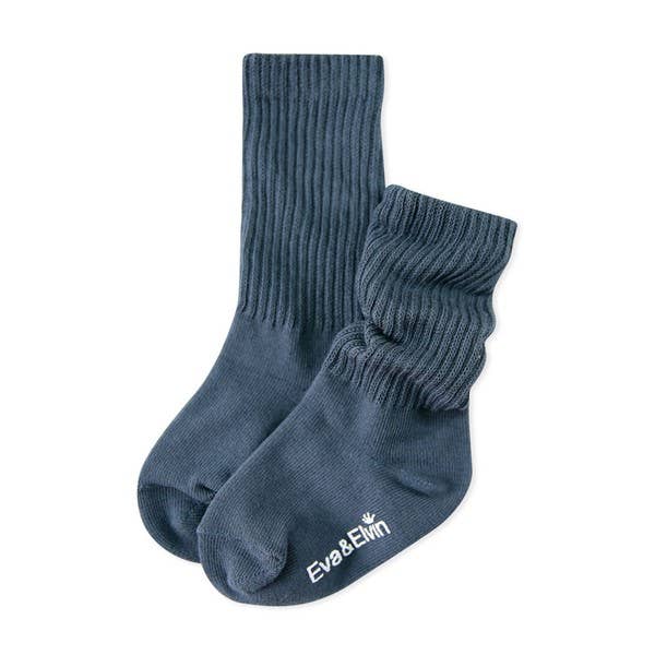 Eva & Elvin - Toes Warmer- Deep Blue Socks