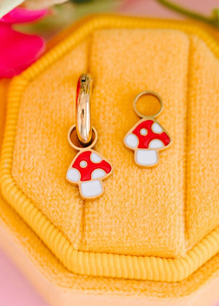 Pierced Co - Mushroom Charms