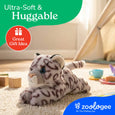 The Petting Zoo - 8" (21cm) Scoopz Snow Leopard Wild Life
