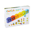 Toysmith - Cubika Wooden Construction Set Colorful Houses