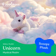 The Petting Zoo - Scoopz Unicorn Small 8" (21cm) Mythical/Fantasy