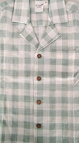 Sage Checks Cotton Shirt & Shorts Set - Yo Baby