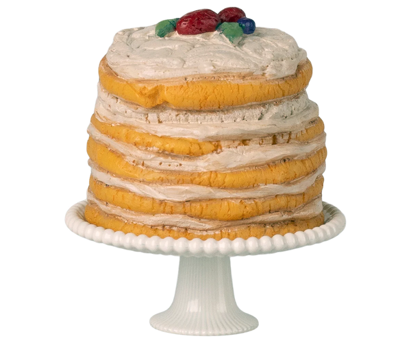 Maileg - Party Cake & Stand, mouse
