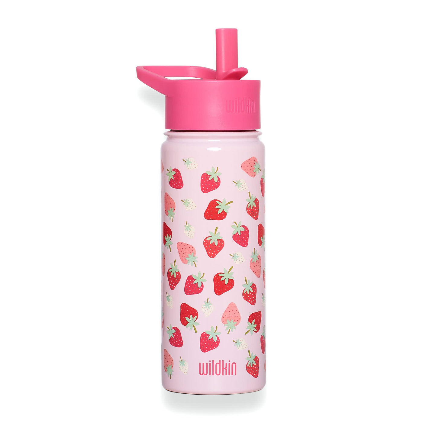 Wildkin - Strawberry Patch 18 oz Steel Water Bottle