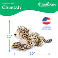 The Petting Zoo - Earth Keeperz Cheetah Jumbo 20" (49cm)