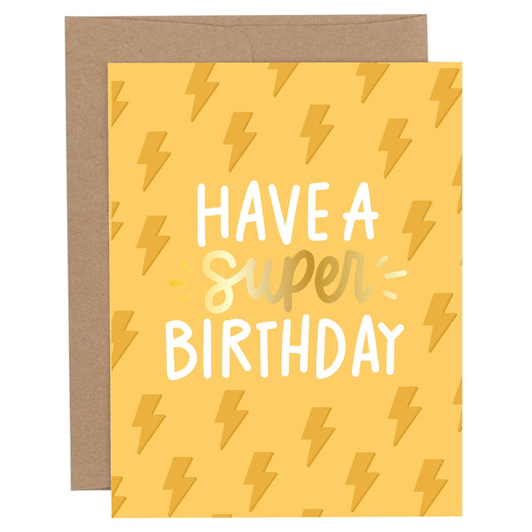 Pippi Post - Have A Super Birthday Greeting Card