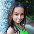 Frog Sac - Adjustable No Slip Thin Glitter Headband - Blue