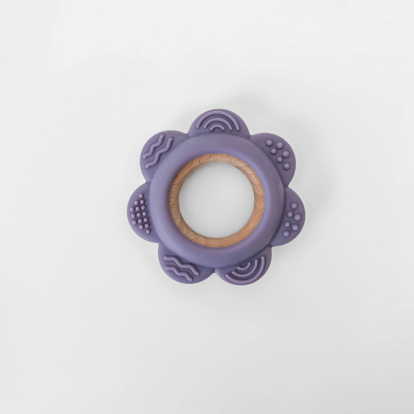 Calla & Friends - Garden Party Teether Collection - Silicone & Beechwood Flower