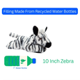 The Petting Zoo - Earth Keeperz Zebra small 10" Recycled Plush
