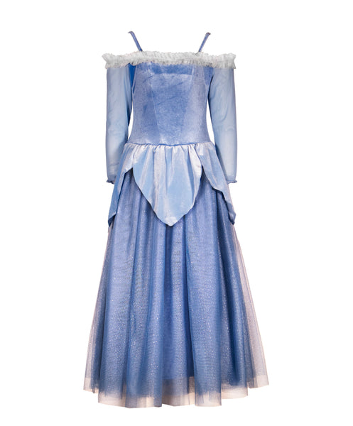 strapless open back dress The Blue Sleeping Princess Dress