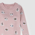 Petit Lem - Snow Globe Print on Violet - Pajama