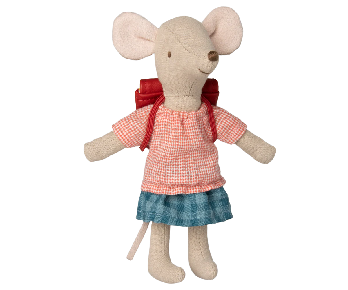 Maileg - Tricycle Mouse, Big Sister - Red