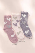 Space 46 Wholesale - Valentine's Heart Socks Fuzzy Socks