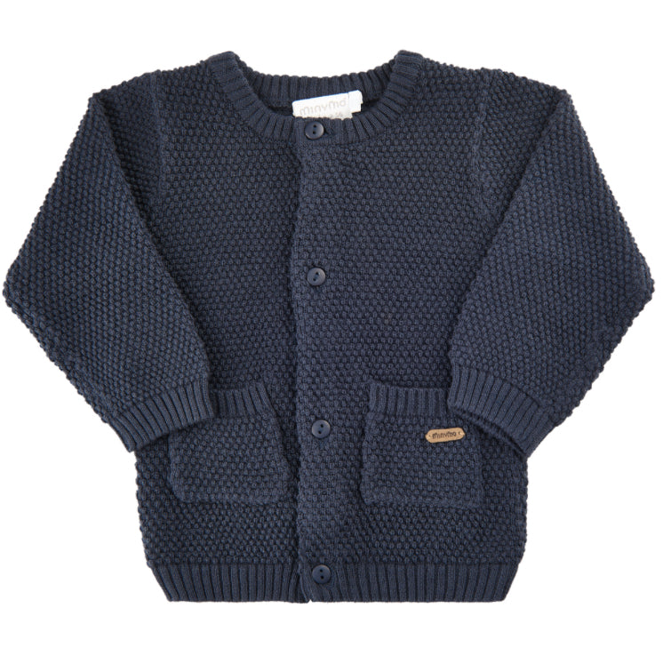 Minymo - Knit Navy Cardigan