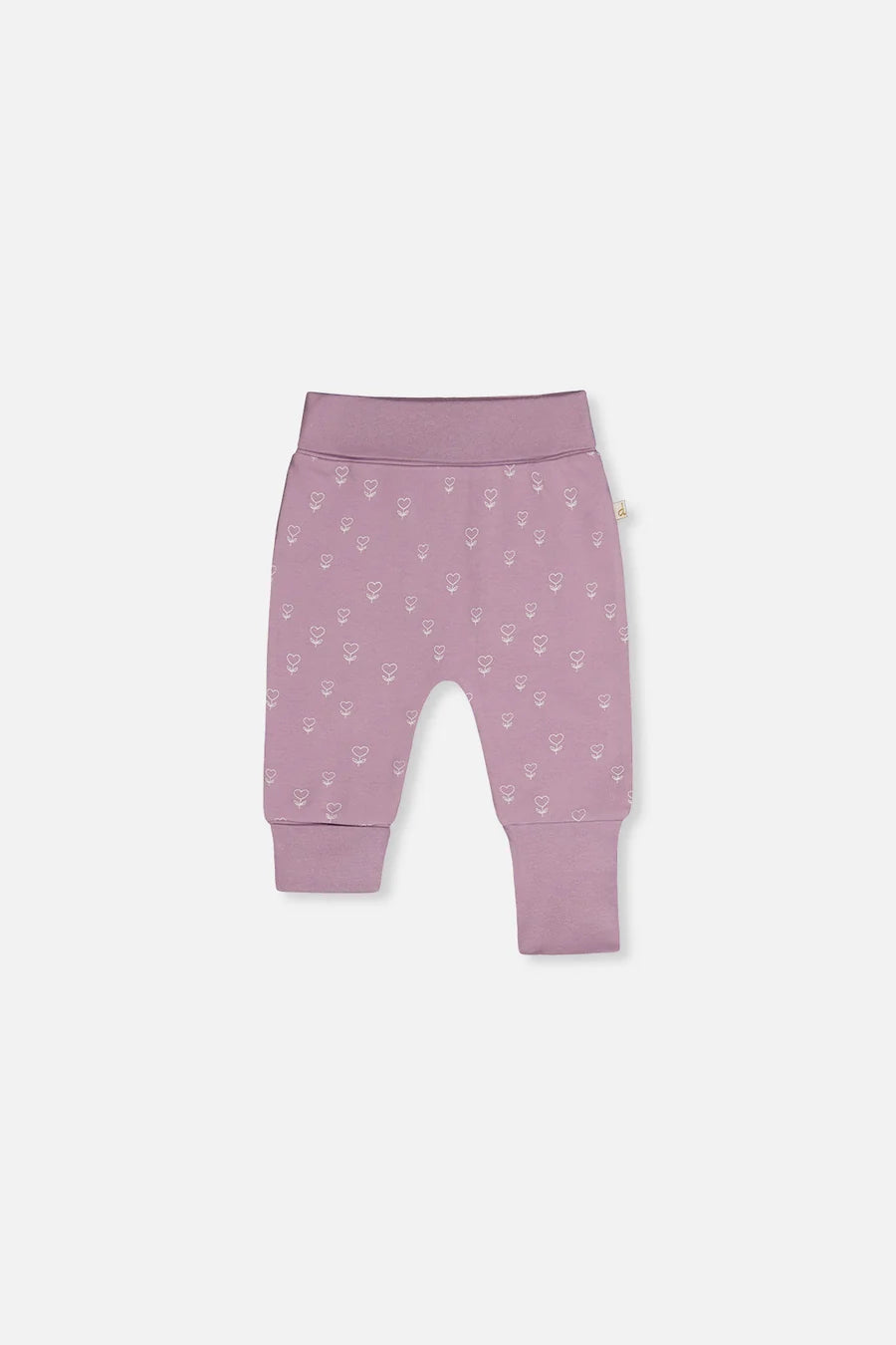 Deux Par Deux | Organic Cotton Pants - Purple Floral Print
