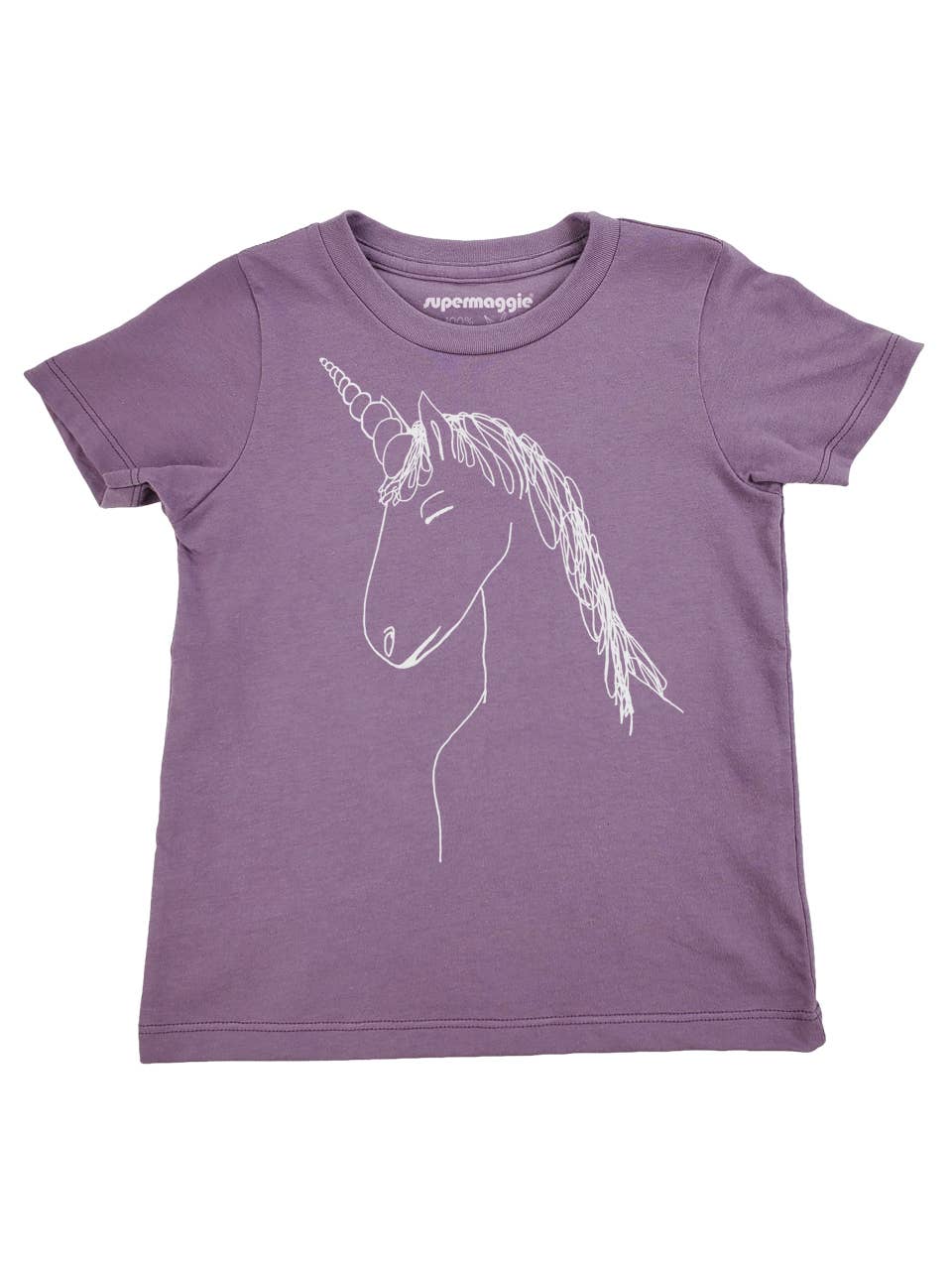 Supermaggie - Sleepy Unicorn Kid's Organic Cotton Tee