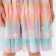 Bird & Bean® - Kids Bamboo + Tulle Dress - Astra Rainbow Twinkle 