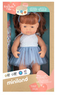 Miniland - Baby Doll Redhead girl 15''