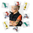 Tattly - Go Go Animals Tattoo Set