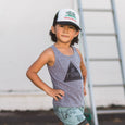 JP Doodles - California State Flag Customizable Kids Trucker Hat