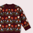 Little Green Radicals - Folk Birds Knitted Jumper