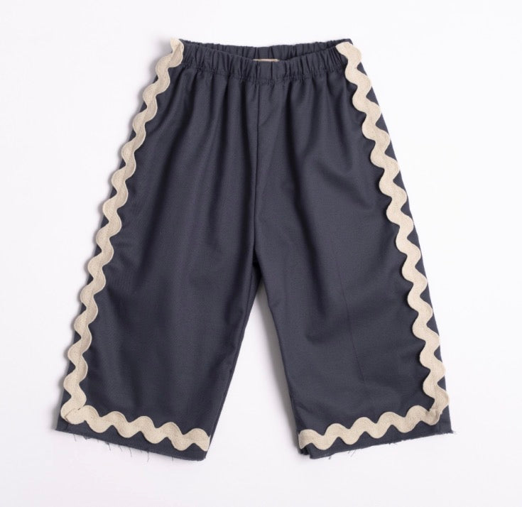 Wild Wawa - Wide Leg Pant in Mar Azul
