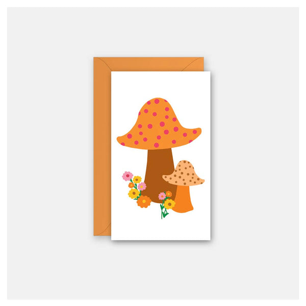 Rock Scissor Paper - Wild Mushrooms - Gift Enclosure Card